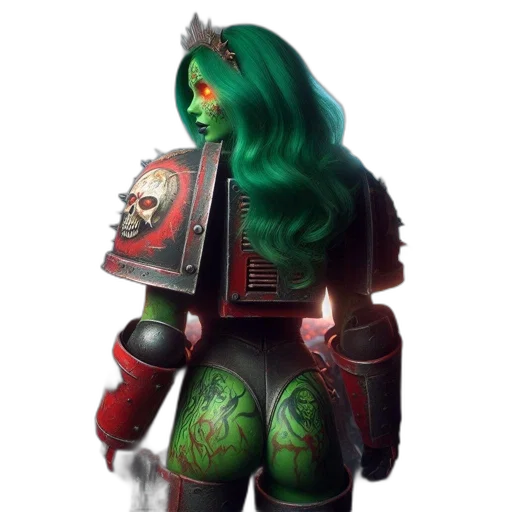 robot, staff, concept art, fantasy art transparent PNG cut-out