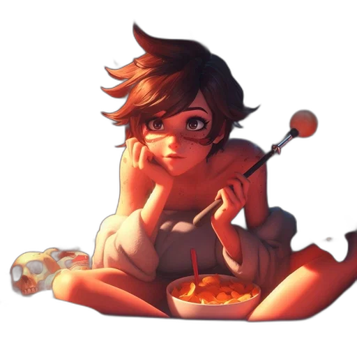 food, staff, weapon, pixel art transparent PNG cut-out