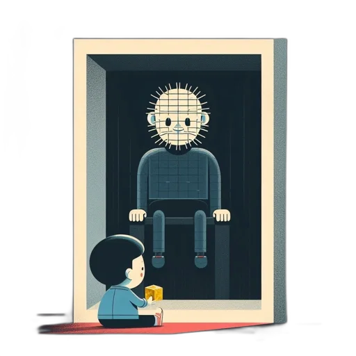robot, face, furniture, creature transparent PNG cut-out