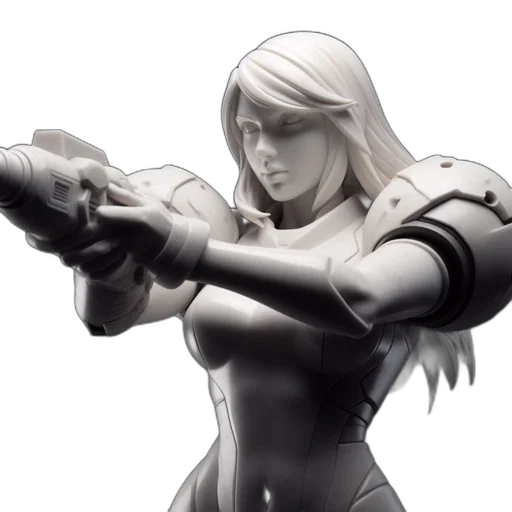 weapon, robot, concept art, comic book art transparent PNG cut-out