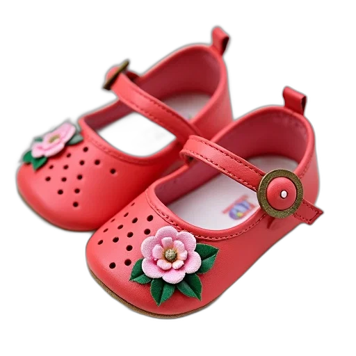 shoes, 3d render, photorealistic, red transparent PNG cut-out