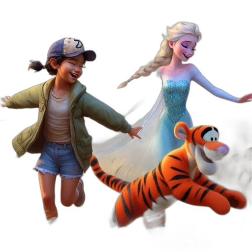 concept art, 3d render, fantasy art, underwater transparent PNG cut-out