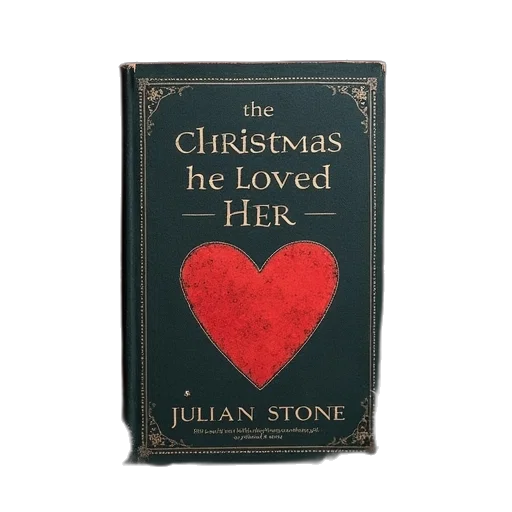 book, cover, christmas, loved transparent PNG cut-out