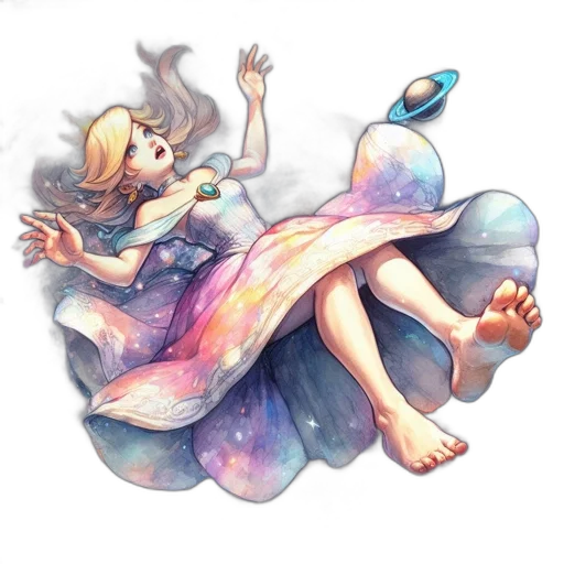 dress, staff, creature, dragon transparent PNG cut-out