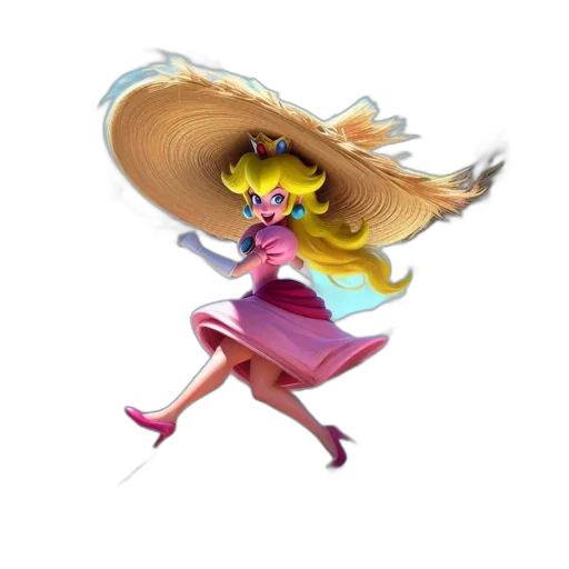 hair, hat, dress, crown transparent PNG cut-out