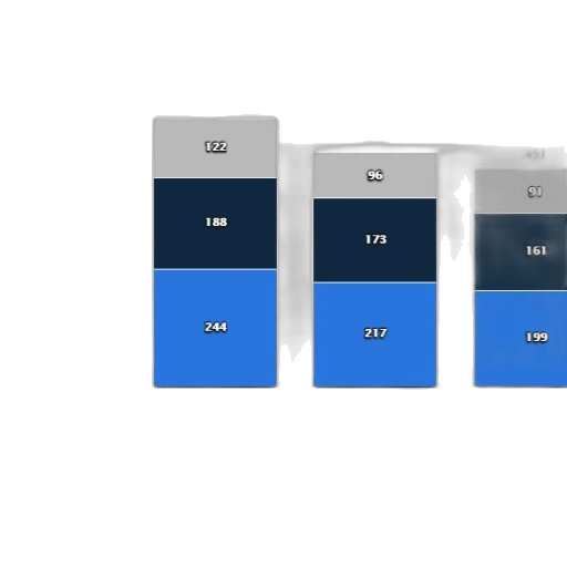 3d render, blue, monochrome, colorful transparent PNG cut-out