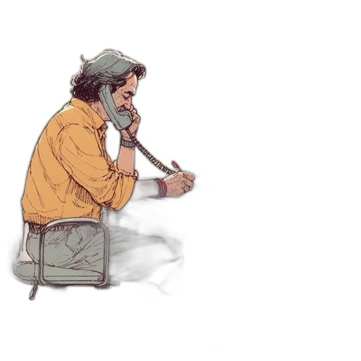 jacket, staff, bottle, face transparent PNG cut-out