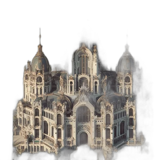 building, crown, furniture, concept art transparent PNG cut-out