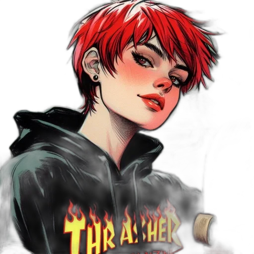 jacket, comic book art, concept art, anime transparent PNG cut-out