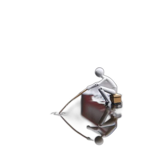 bottle, staff, weapon, robot transparent PNG cut-out