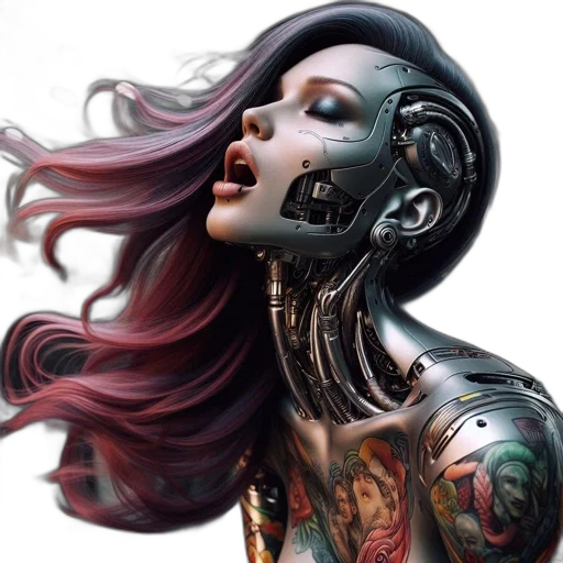 robot, face, jewelry, mask transparent PNG cut-out