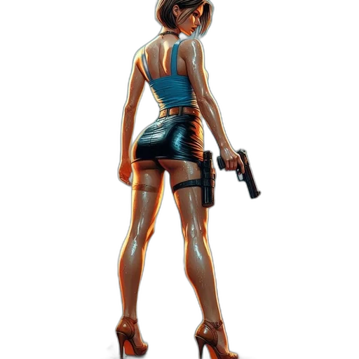 weapon, dress, staff, concept art transparent PNG cut-out