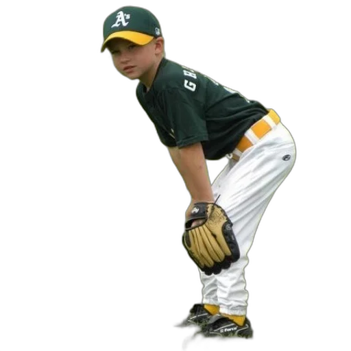 photorealistic, young, baseball, player transparent PNG cut-out