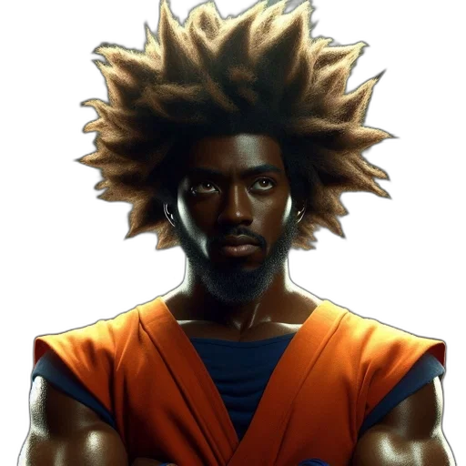 face, hair, staff, concept art transparent PNG cut-out