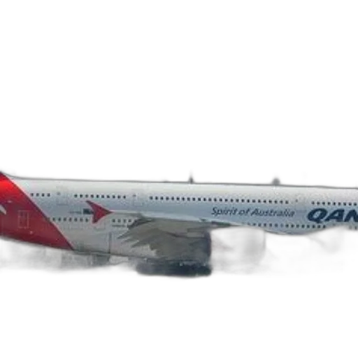 staff, 3d render, qantas, airplane transparent PNG cut-out