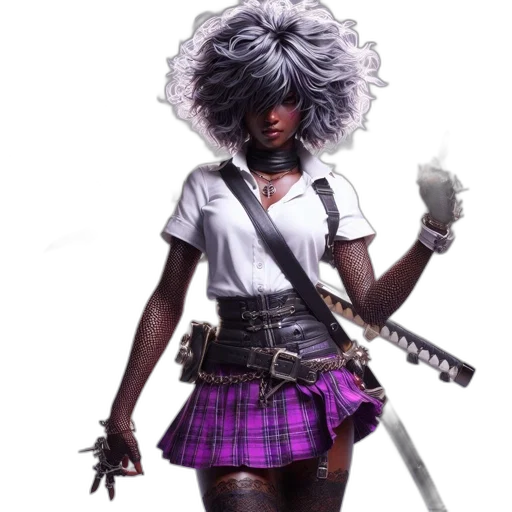 staff, concept art, fantasy art, cyberpunk transparent PNG cut-out