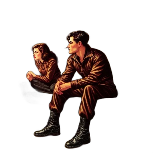jacket, furniture, comic book art, concept art transparent PNG cut-out