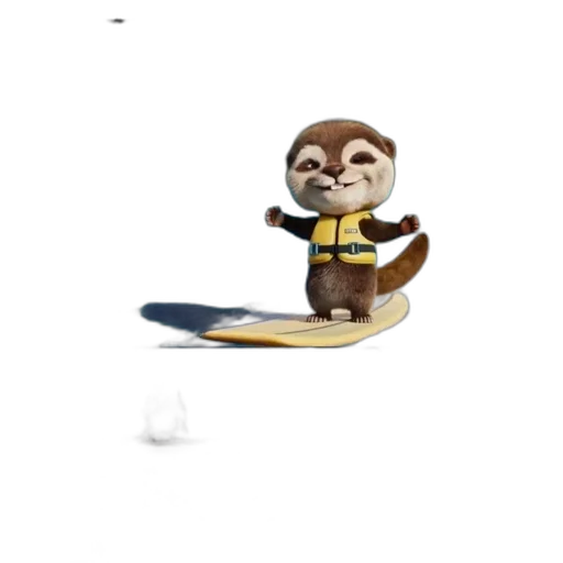 staff, creature, 3d render, concept art transparent PNG cut-out