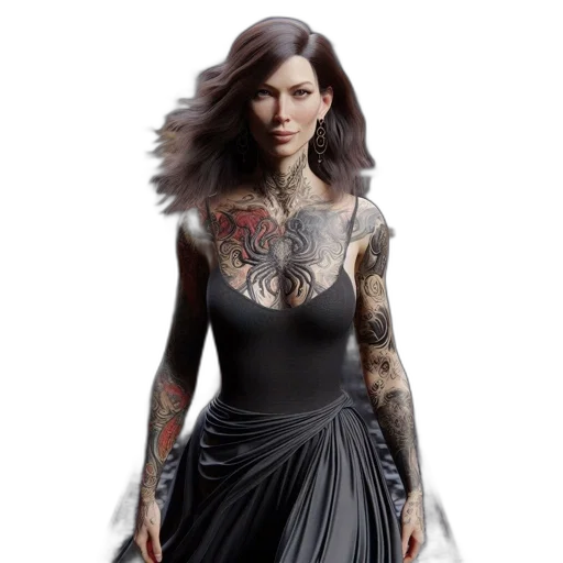 dress, jewelry, fantasy art, photorealistic transparent PNG cut-out