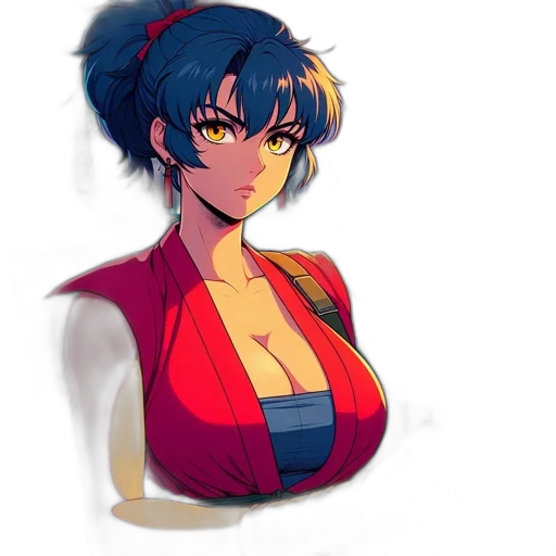 dress, jacket, staff, anime transparent PNG cut-out