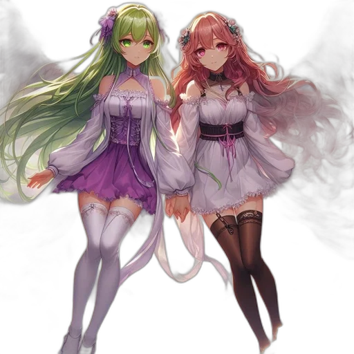 dress, concept art, anime, pixel art transparent PNG cut-out