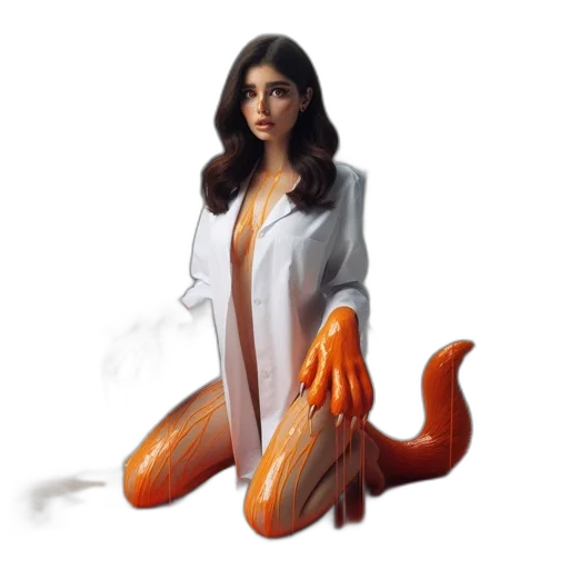 creature, dress, concept art, fantasy art transparent PNG cut-out