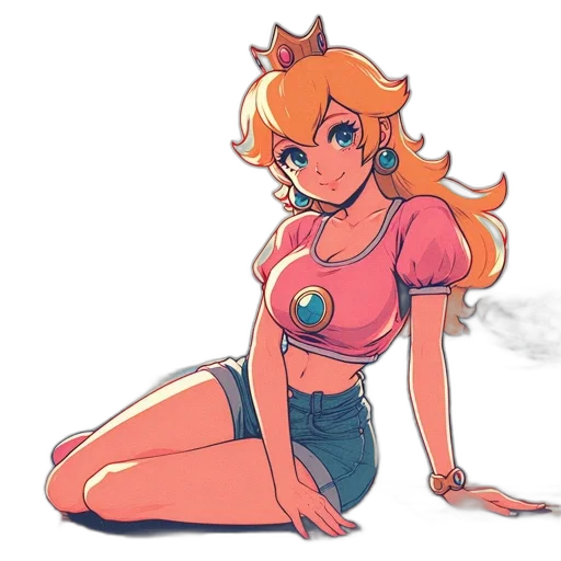 crown, dress, staff, weapon transparent PNG cut-out