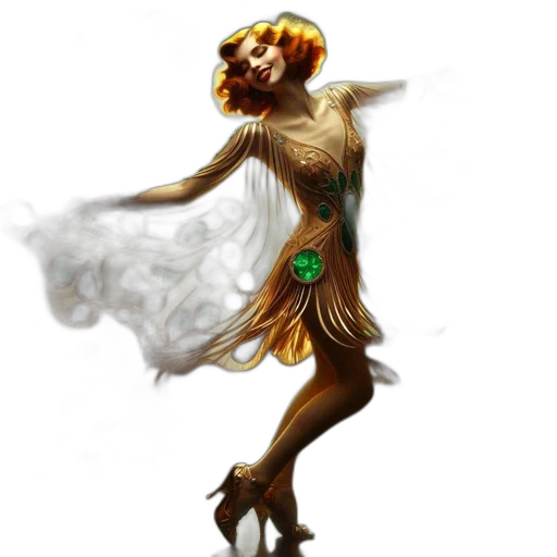 dress, staff, jewelry, mask transparent PNG cut-out