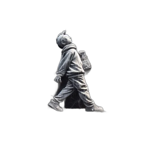 jacket, shoes, robot, creature transparent PNG cut-out