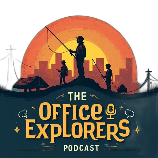 concept art, office, explorers, podcast transparent PNG cut-out