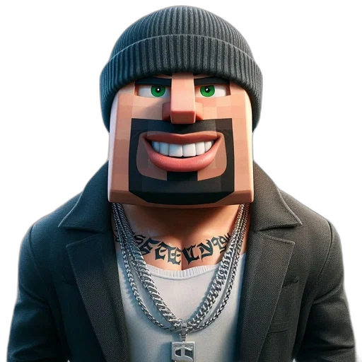 face, mask, jacket, hat transparent PNG cut-out