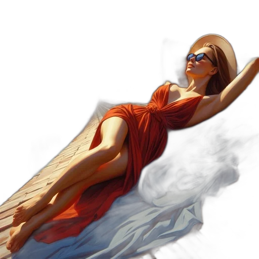 dress, concept art, photorealistic, comic book art transparent PNG cut-out