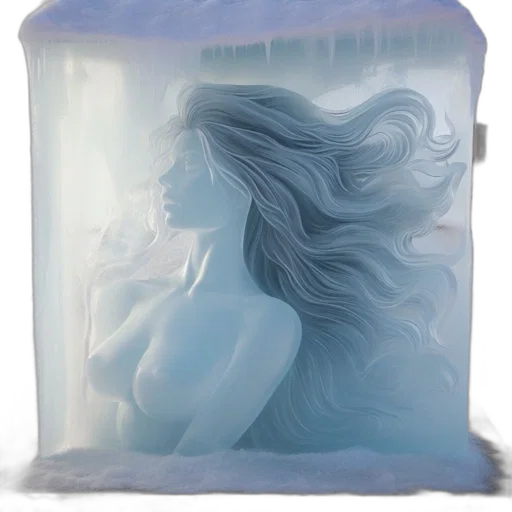 bottle, hair, fantasy art, vaporwave transparent PNG cut-out