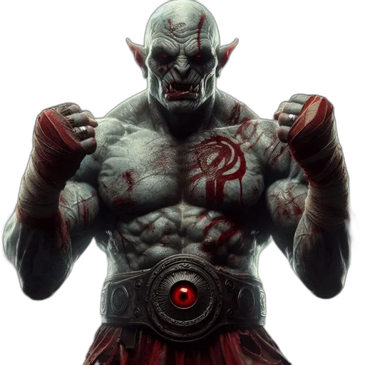 concept art, fantasy art, comic book art, 3d render transparent PNG cut-out