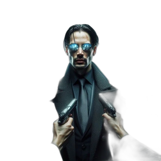 mask, jacket, face, staff transparent PNG cut-out