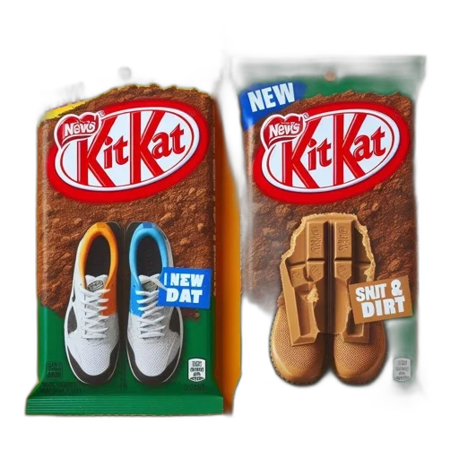 shoes, food, two, distinct transparent PNG cut-out