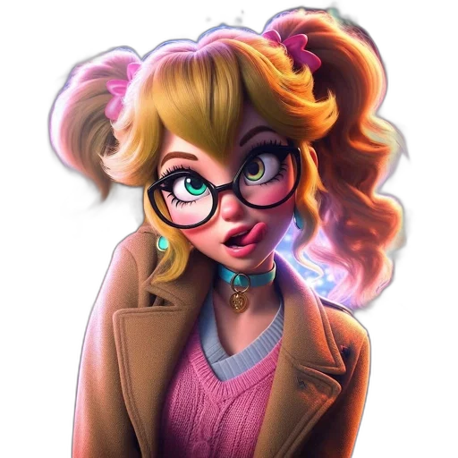 staff, jacket, face, cartoon transparent PNG cut-out