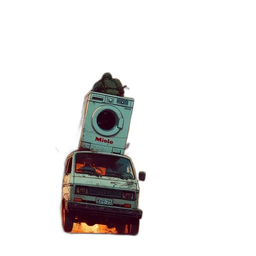 car, robot, bottle, weapon transparent PNG cut-out