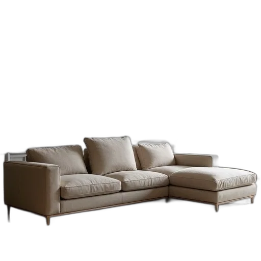 furniture, 3d render, photorealistic, earth tones transparent PNG cut-out