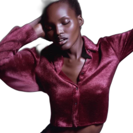 jacket, jewelry, dress, photorealistic transparent PNG cut-out