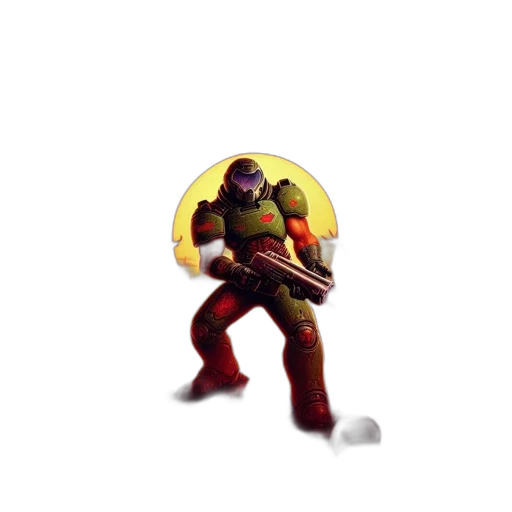 weapon, robot, staff, creature transparent PNG cut-out