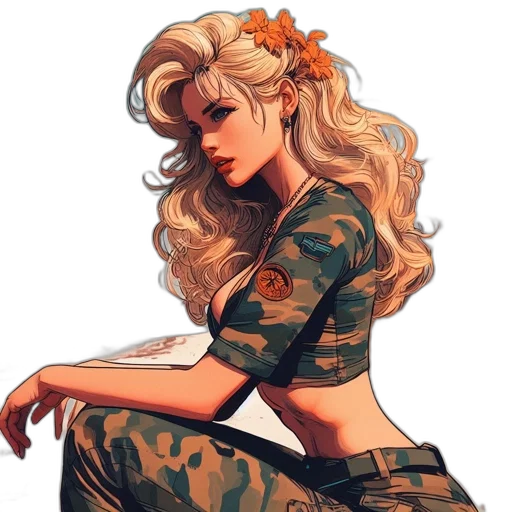 dress, concept art, pixel art, comic book art transparent PNG cut-out
