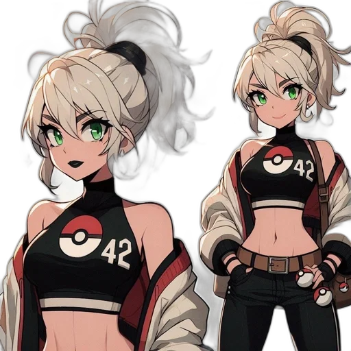 jacket, anime, concept art, cartoon transparent PNG cut-out