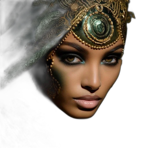 jewelry, mask, face, crown transparent PNG cut-out
