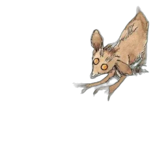 creature, animal, dragon, staff transparent PNG cut-out