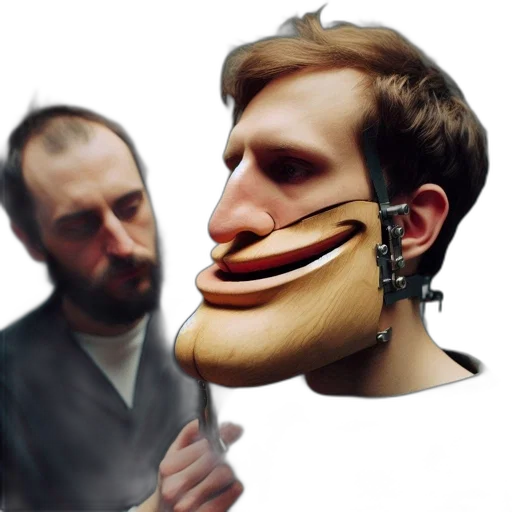 face, mask, staff, crown transparent PNG cut-out