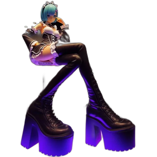 shoes, robot, weapon, cyberpunk transparent PNG cut-out