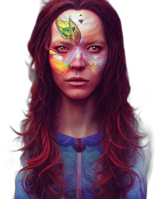 face, mask, fantasy art, photorealistic transparent PNG cut-out