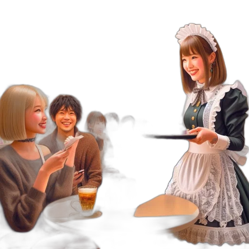 food, dress, robot, face transparent PNG cut-out