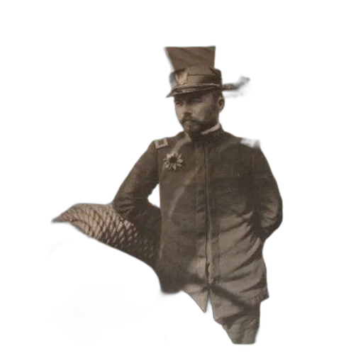 hat, staff, jacket, mask transparent PNG cut-out